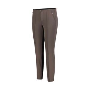 Mac High Rise Tech Sleek Anna Zip Stretch Pants Sz 12 In Chocolate Espresso